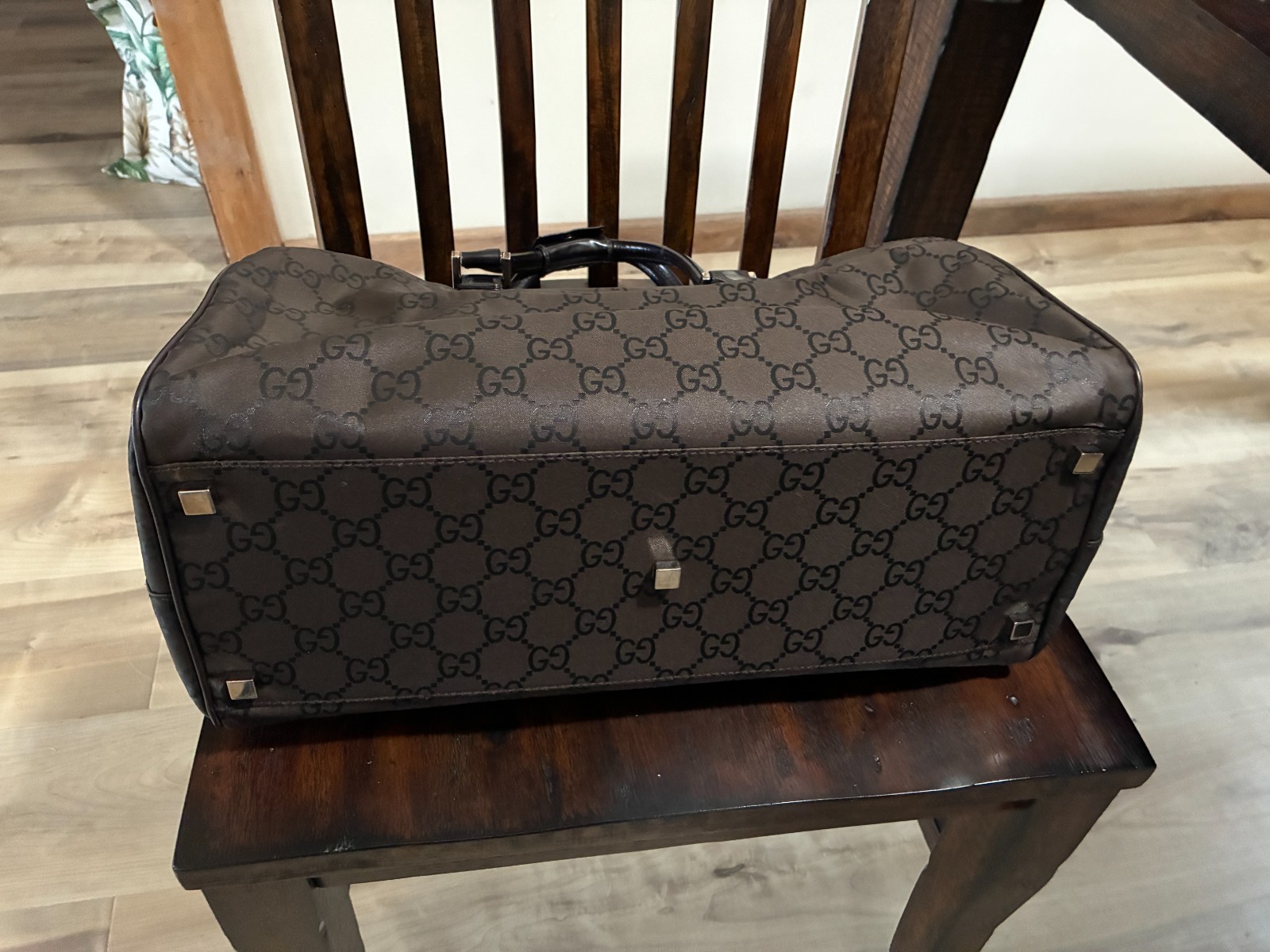 Gucci duffle bag vintage brown Excellent!
