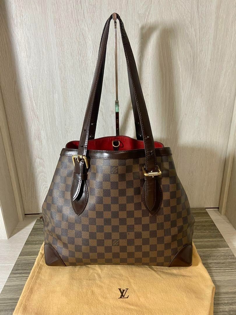 Authentic Louis Vuitton Damier Hampstead MM Shoulder Tote Bag N51204 from Japan