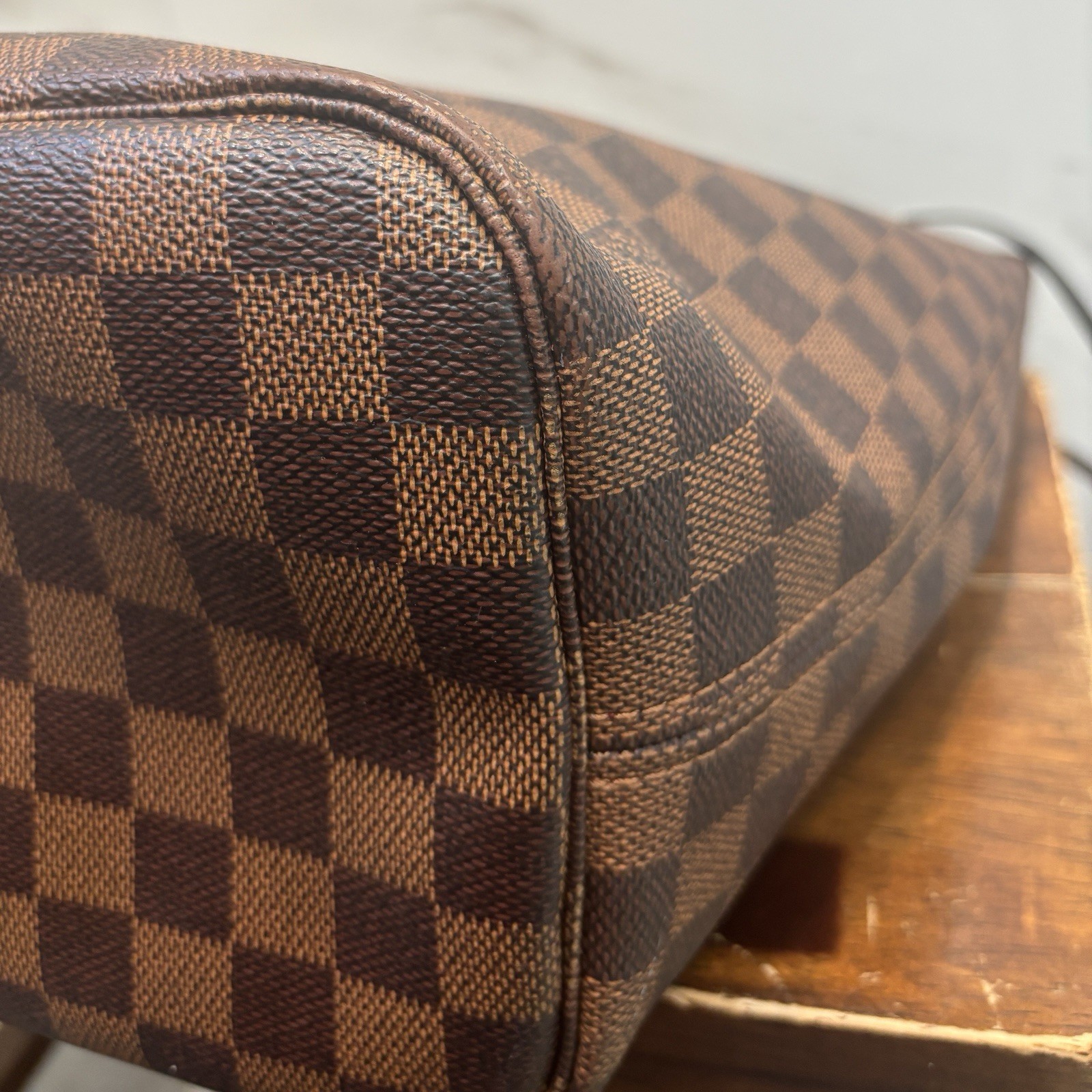 LOUIS VUITTON Neverfull MM Damier Shoulder tote bag N51105 LV P5060GR805