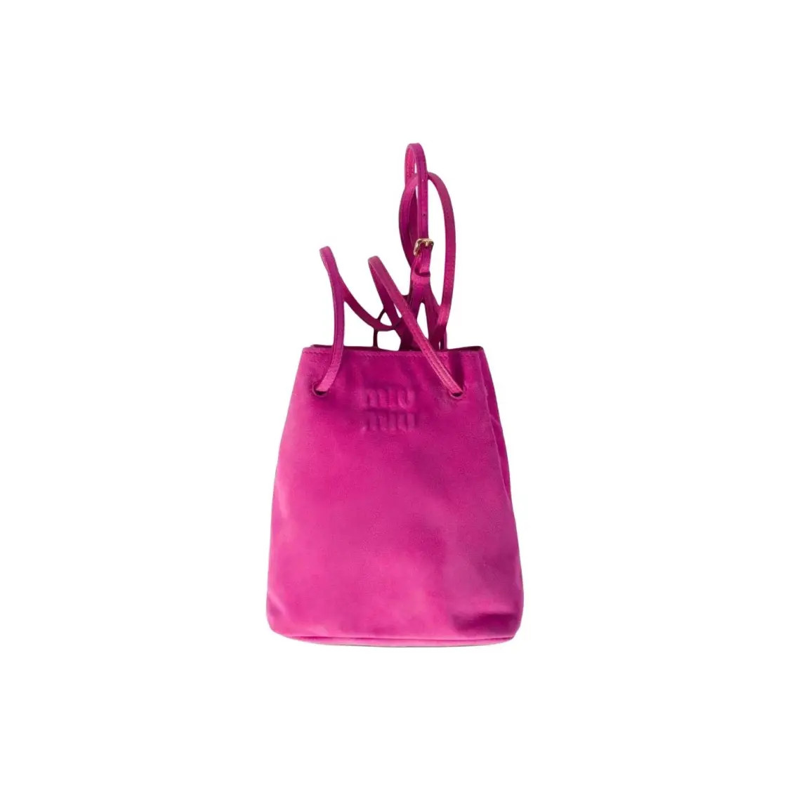 MIU MIU Suede Lambskin Single Shoulder Bag Women’s 5.5×2.4×6.7 in