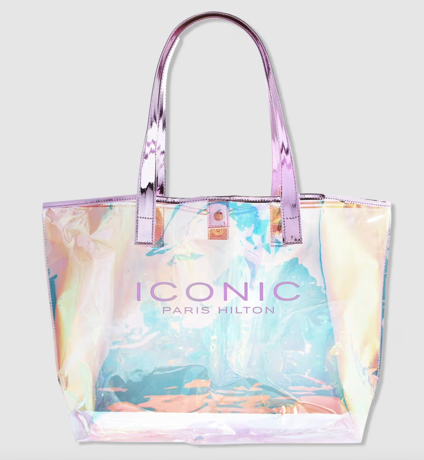 NWT Paris Hilton ICONIC Iridescent Holo Tote Bag Exclusive Limited edition 2026