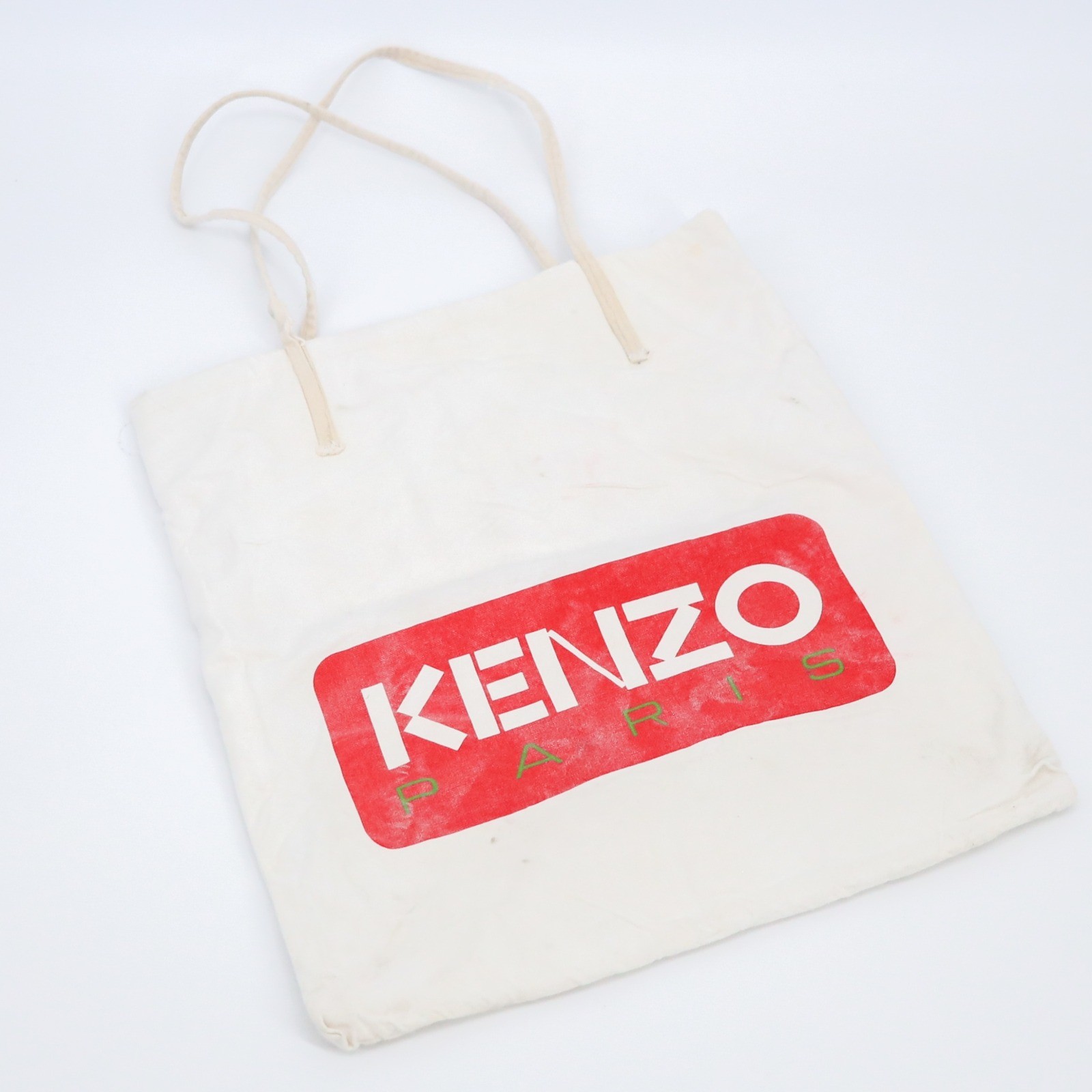 Kenzo Paris Logo Canvas Tote Bag Casual Shopper Streetwear Beach Bag