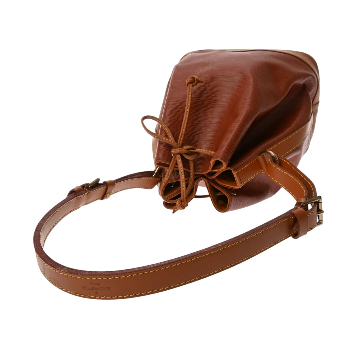 Louis Vuitton Epi Noe Kenya Brown Zipang M44028 Leather Shoulder Bag r0_0723