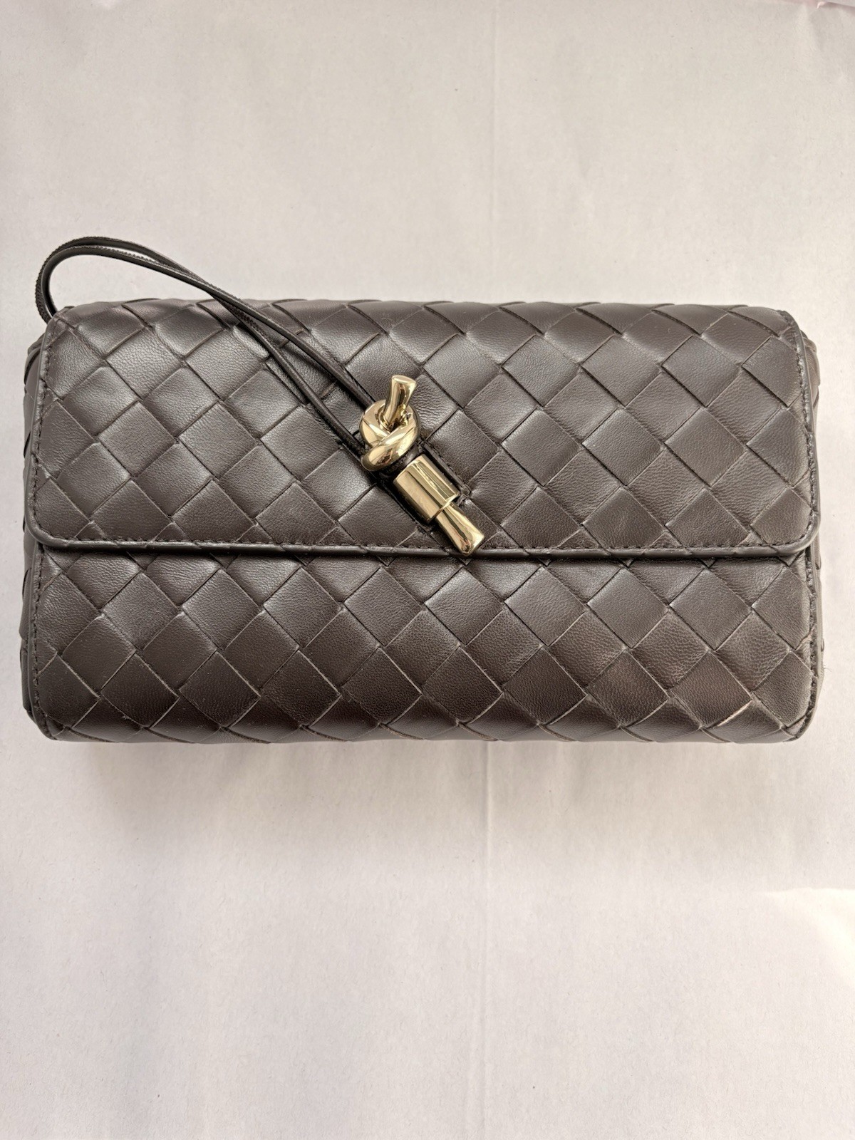 New BOTTEGA VENETA Andiamo Bag Shoulder Bag Fondant $2650 NWT