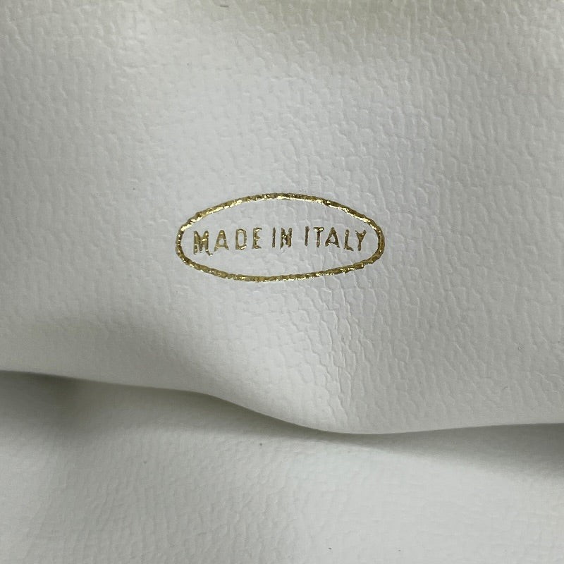 CHANEL V-Stitch Handbag Cream Caviarskin Handbag #OKB7102