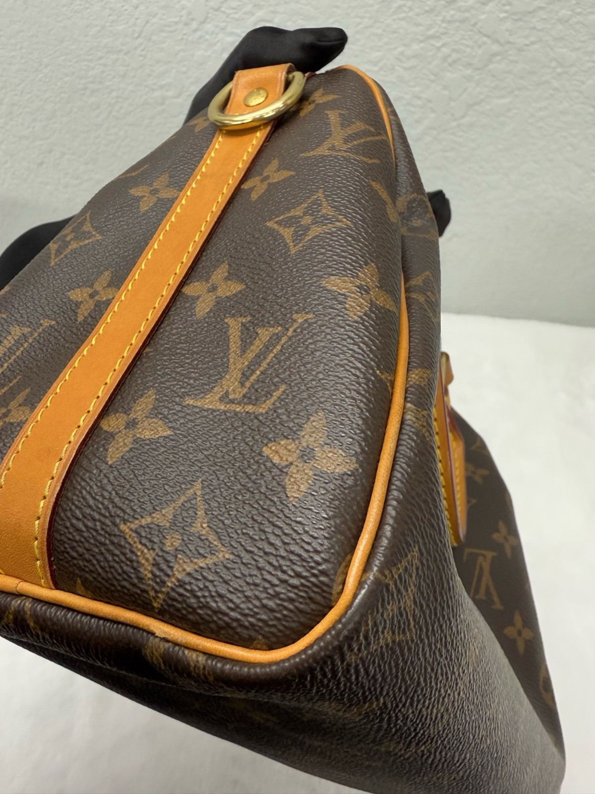 Louis Vuitton Speedy25 Monogram Brown Shoulder Bag Top Handle Bag