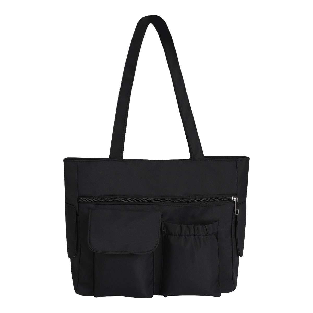 Large Tote Bag for Women with Zipper Oxford Work Travel Purse and Handbags