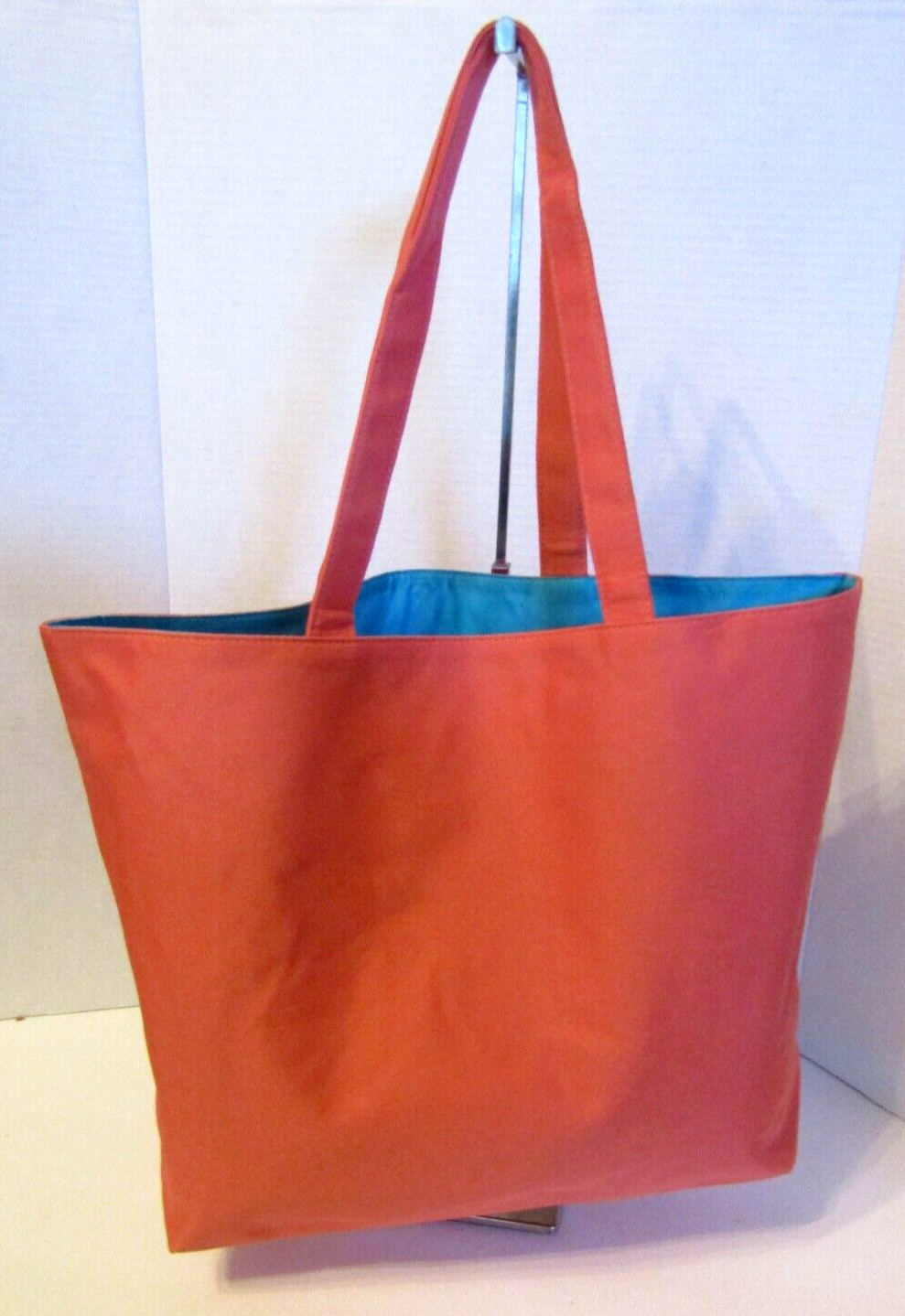 Lancome Paris Coral Tote Shoulder Bag French Riviera Postcard Beach NIP
