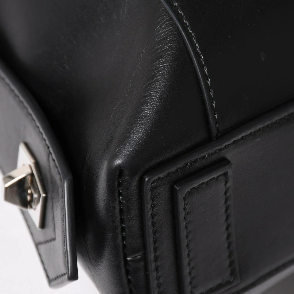 GIVENCHY Antigona Soft Small Bag Black Leather Authentic Rare