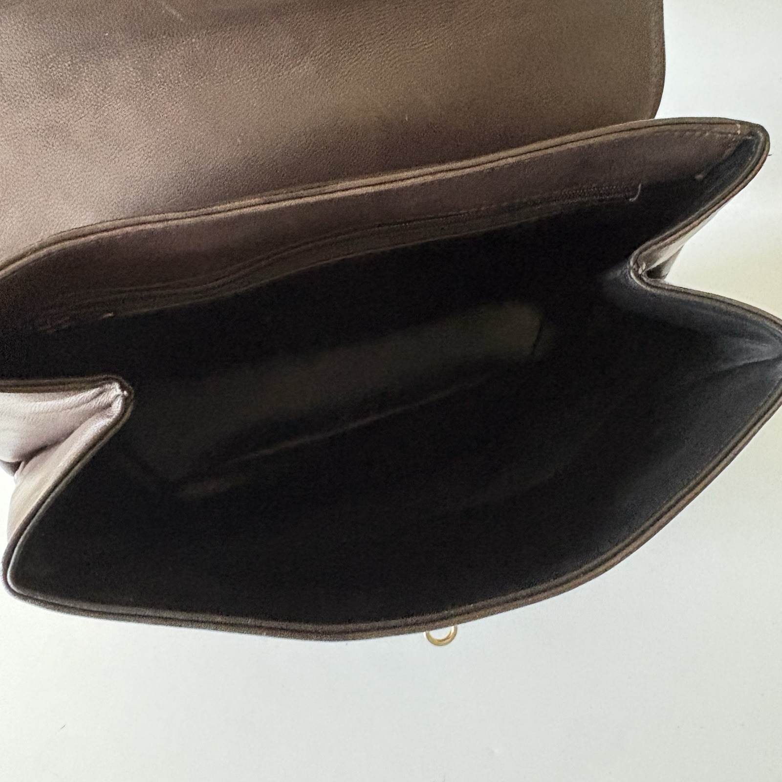 Authentic BALLY Hand bag Brown Quilting Leather From Japan 01265