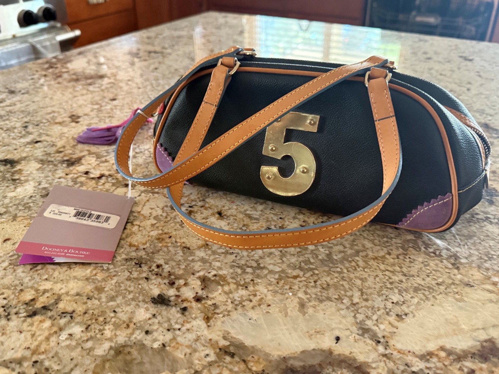 * BRAND NEW * Vintage Dooney and Bourke Lindsay Lohan Mini Duffle Alphabet Bag
