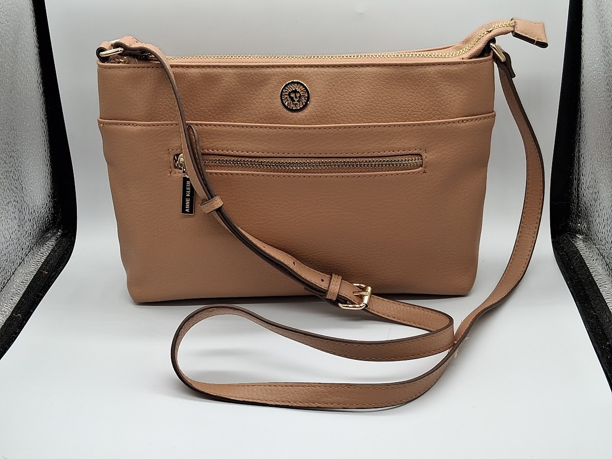 Anne Klein Vanity II Adjustable Crossbody in “Carnation”