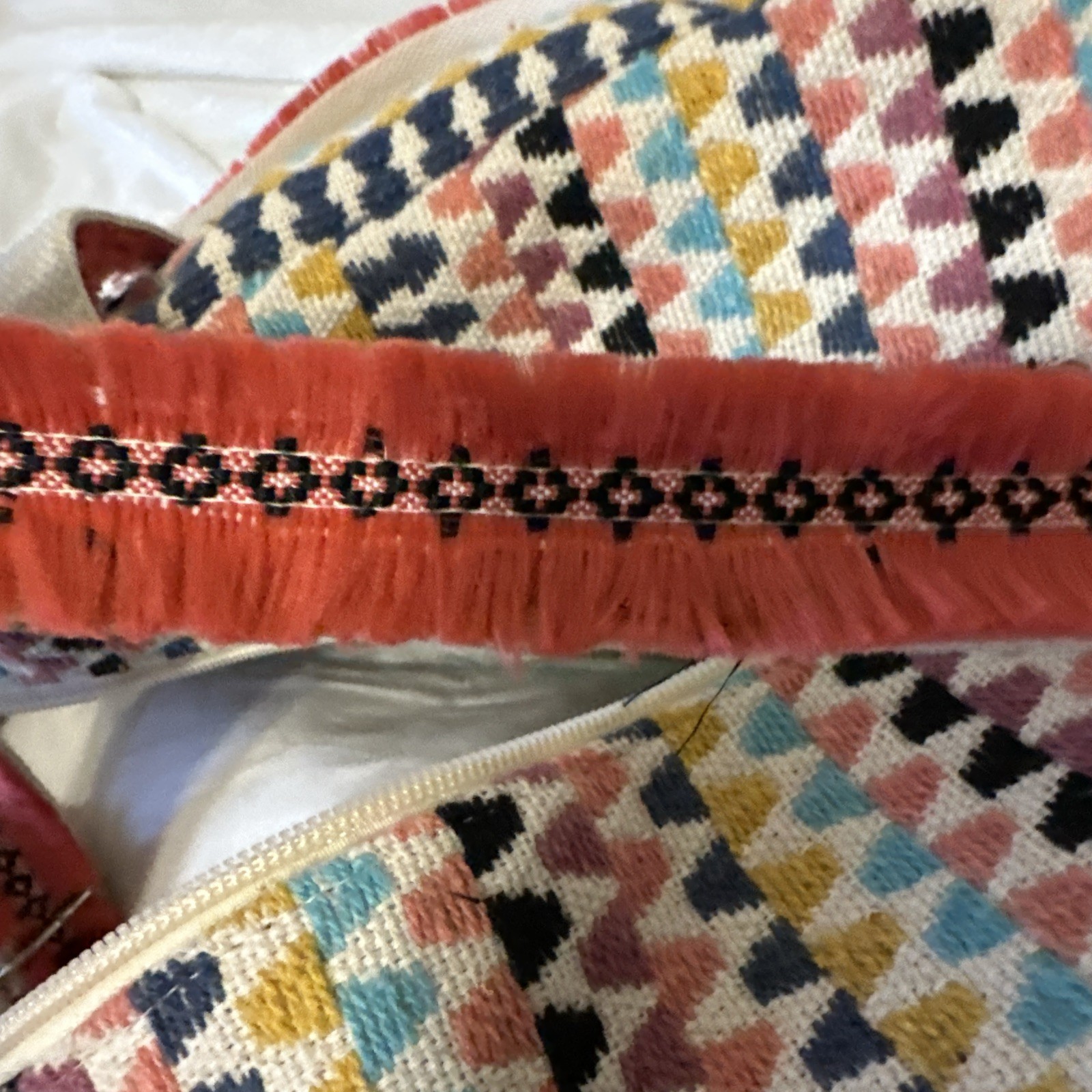 Jane Marie Large Weekender Travel Tote Bag Multicolor Boho