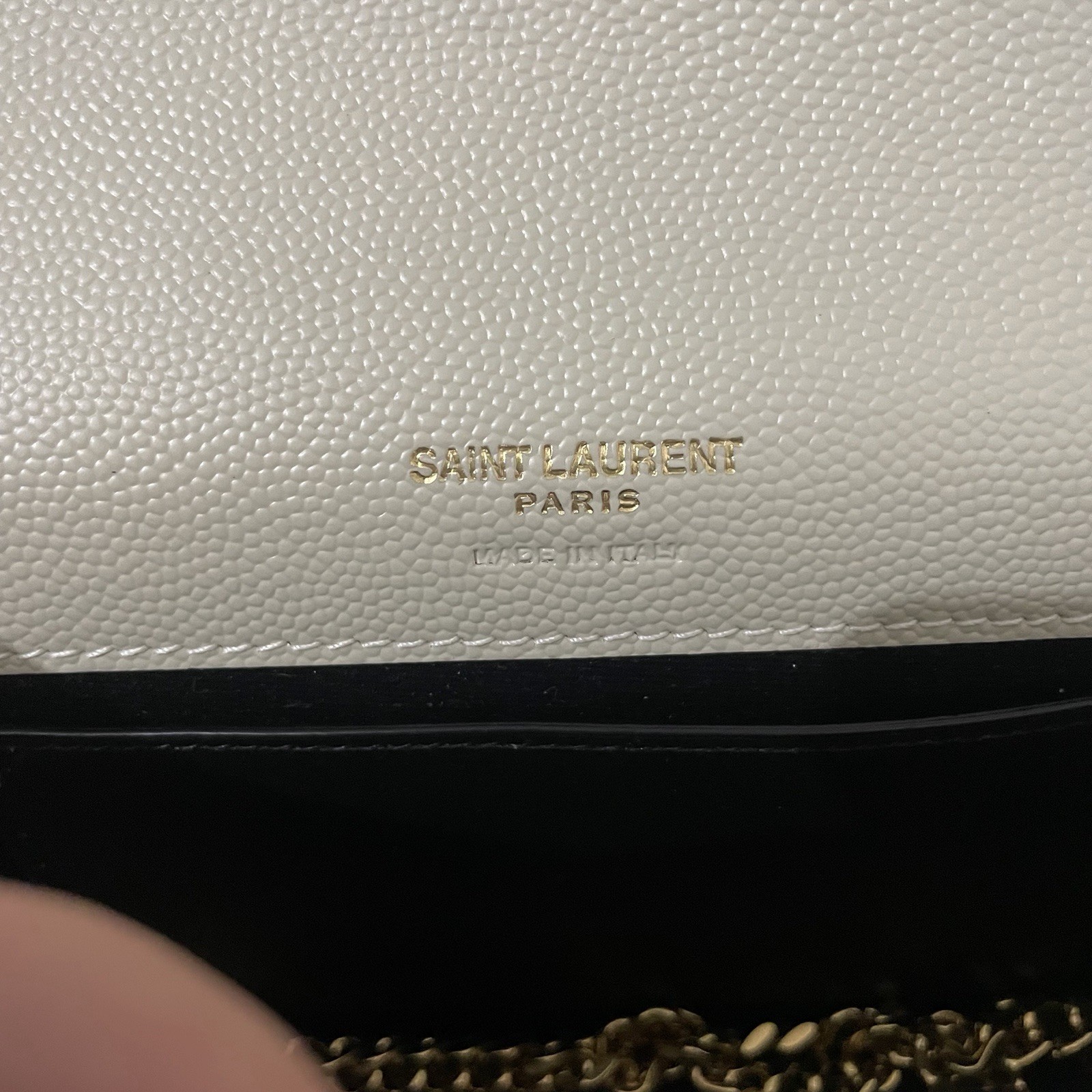 Saint Laurent Cassandra Crossboy Bag/ Chain Wallet Gold Chain