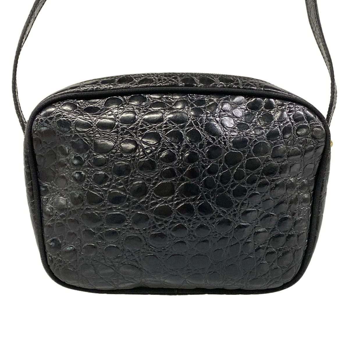 Salvatore Ferragamo Vara – Black Leather Shoulder Bag