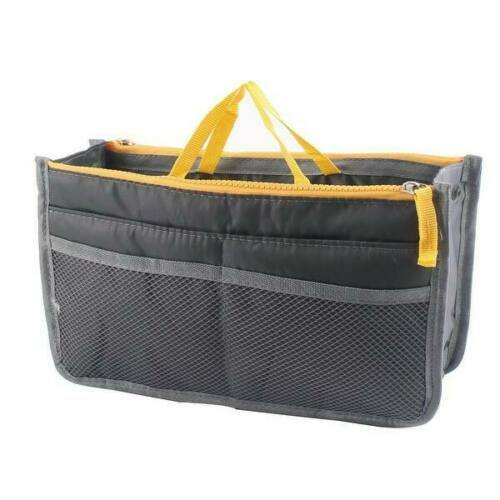 Women Insert Purse Portable Storage Handbag Organizer Travelling Cosmetic Bag US