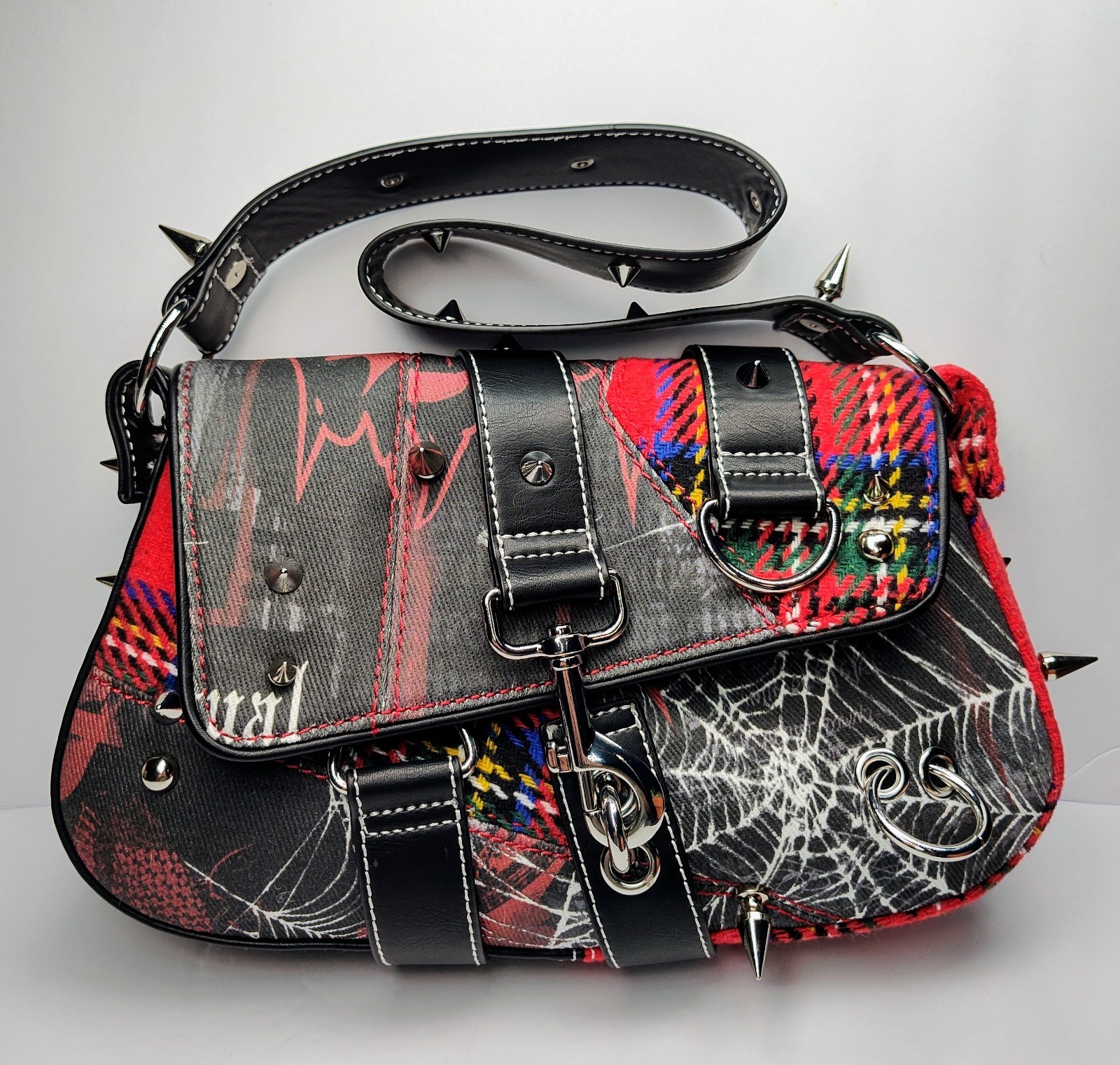 Punk Collage Shoulder Bag Dolls Kill Purse Grunge Brand New Un-opened Handbag