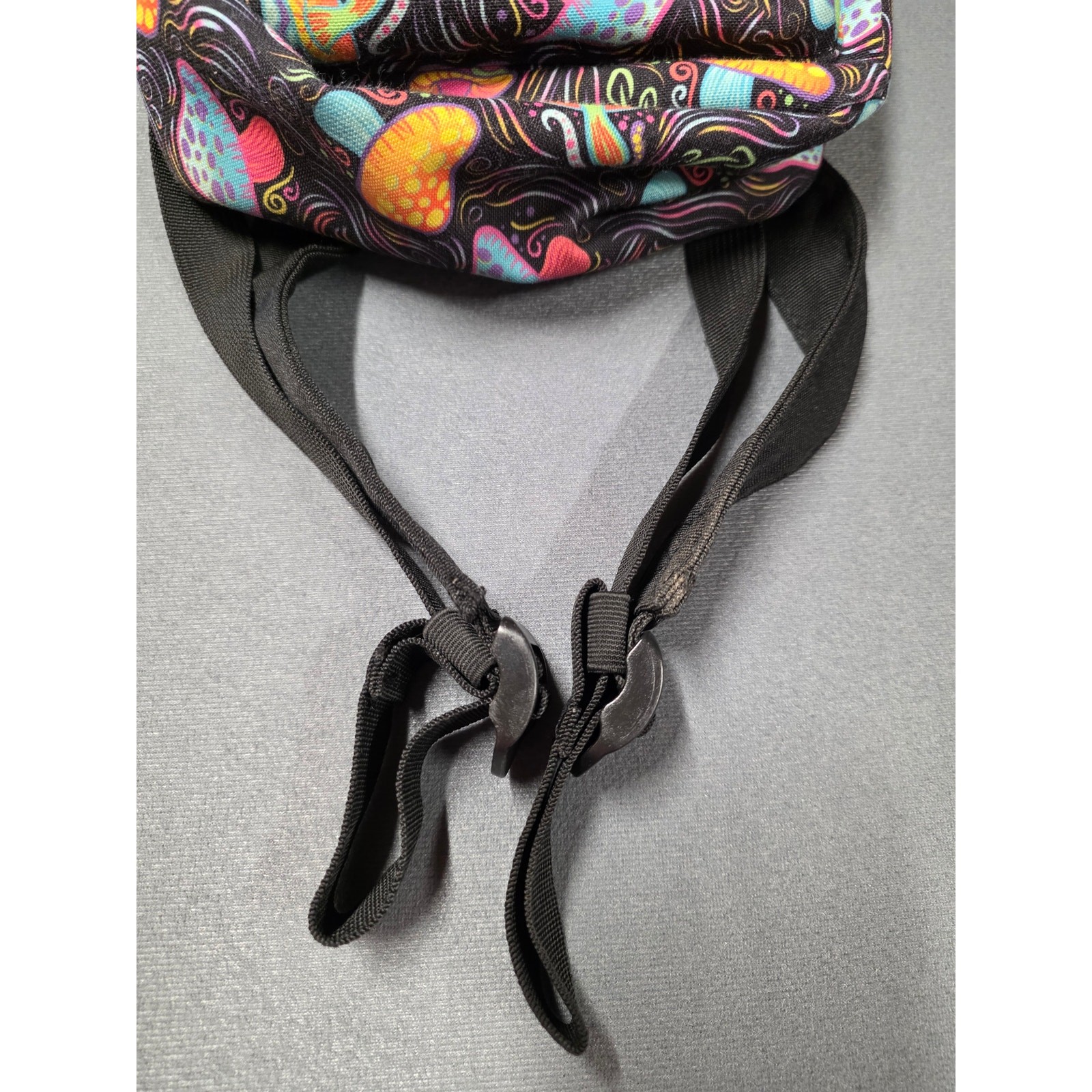 Spencer’s Mushroom Mini Backpack Vibrant Psychedelic Festival Compact Whimsygoth