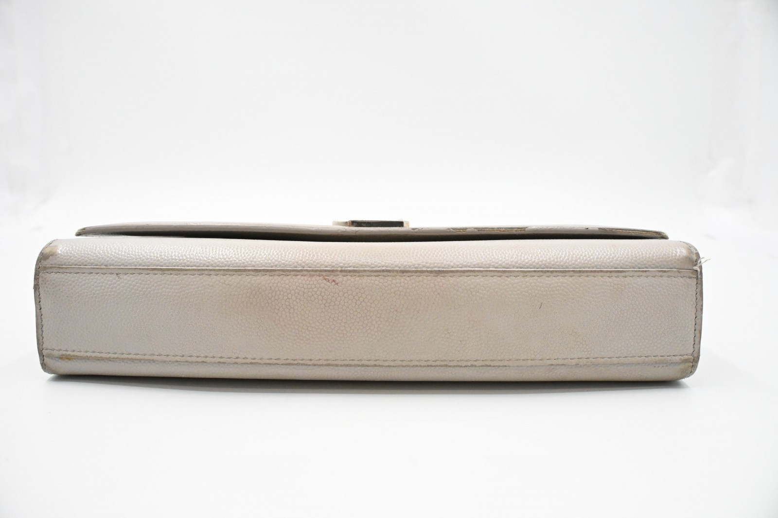 Authentic Saint Laurent Kate Chain Shoulder Bag, Gray
