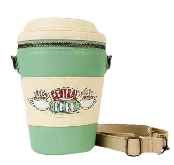Loungefly Friends Central Perk To-Go Coffee Cup Figural Scented Crossbody Bag