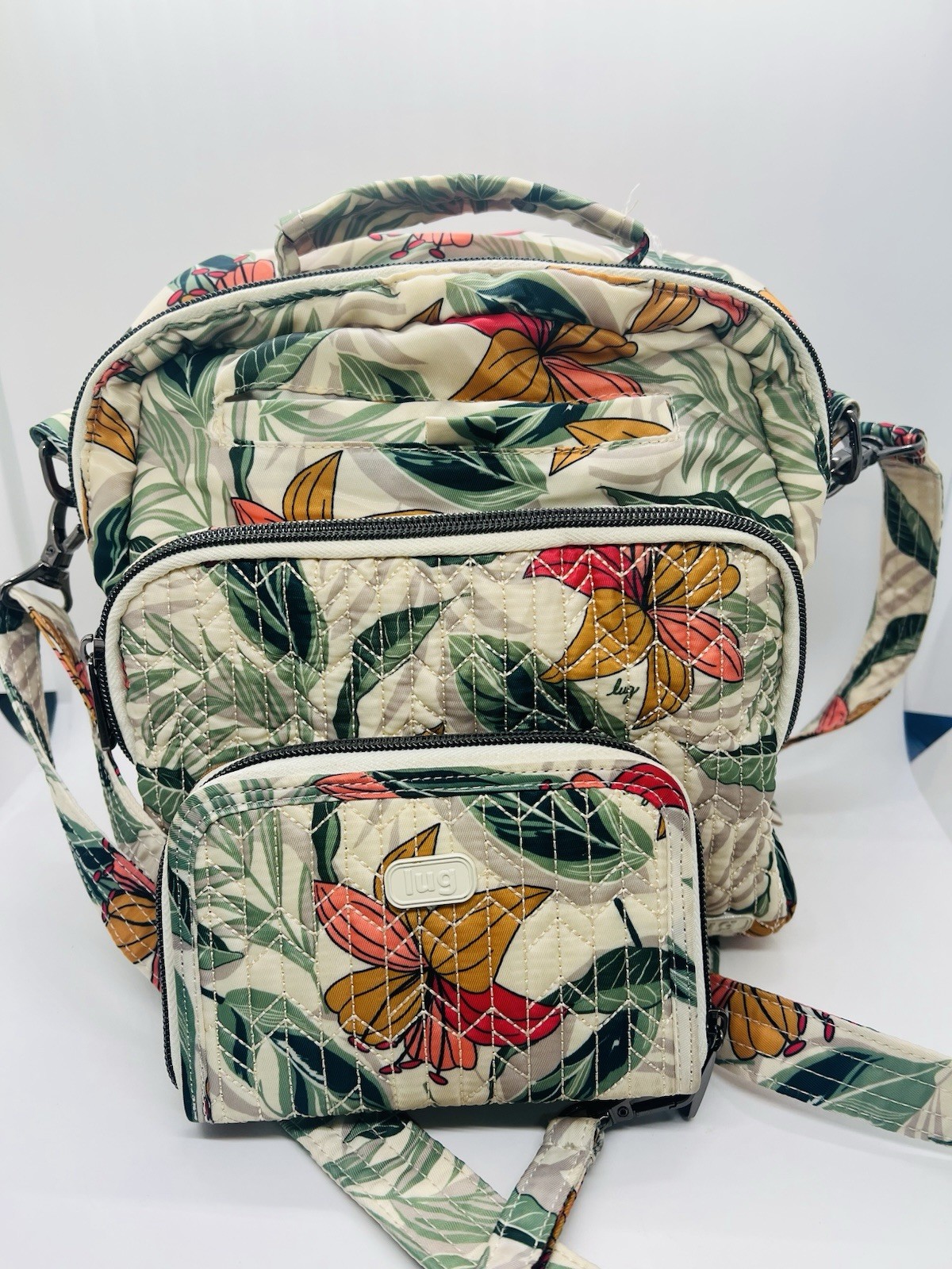LUG Ranger Crossbody Shoulder Bag/Rodeo Wristlet – Lily Sand Tropical SAGE