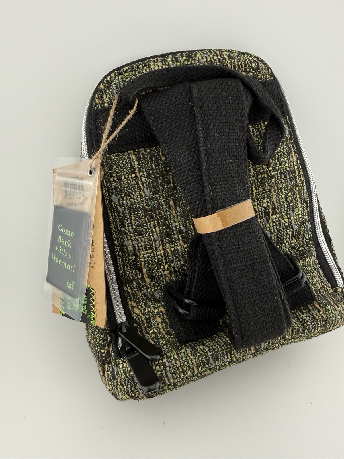 Dime Bags Club Kid Mini Backpack Hemp / Recycled Polyester Timber School Green