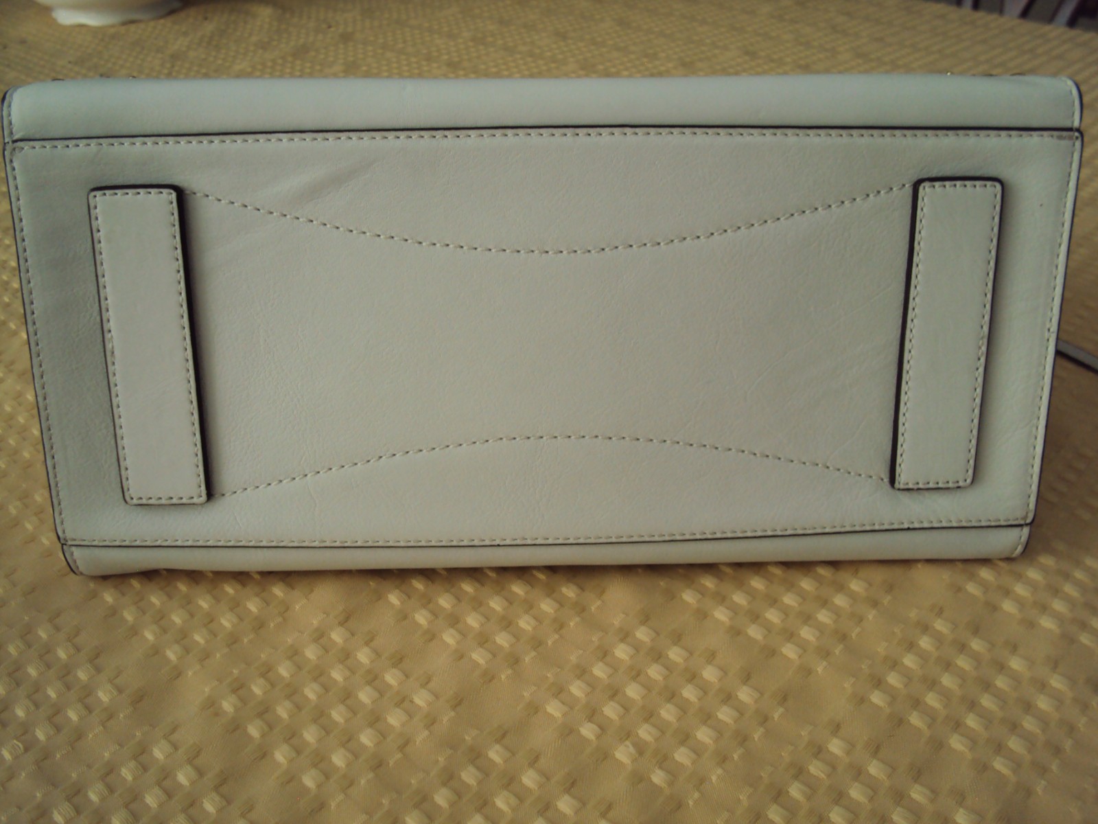GENTLY USED – COLE HAAN WHITE STUDED HANDBAG/CROSSBODY