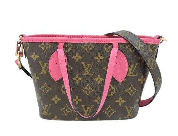 Louis Vuitton Neverfull Inside Out BB Monogram Rose Pondicherry 944428
