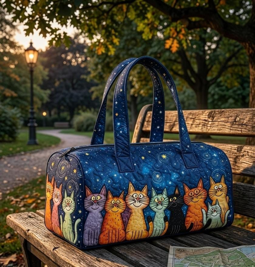 3D Printed Quilted Tote Bags Personalized Tote Bag Lightweight Travel Bags.