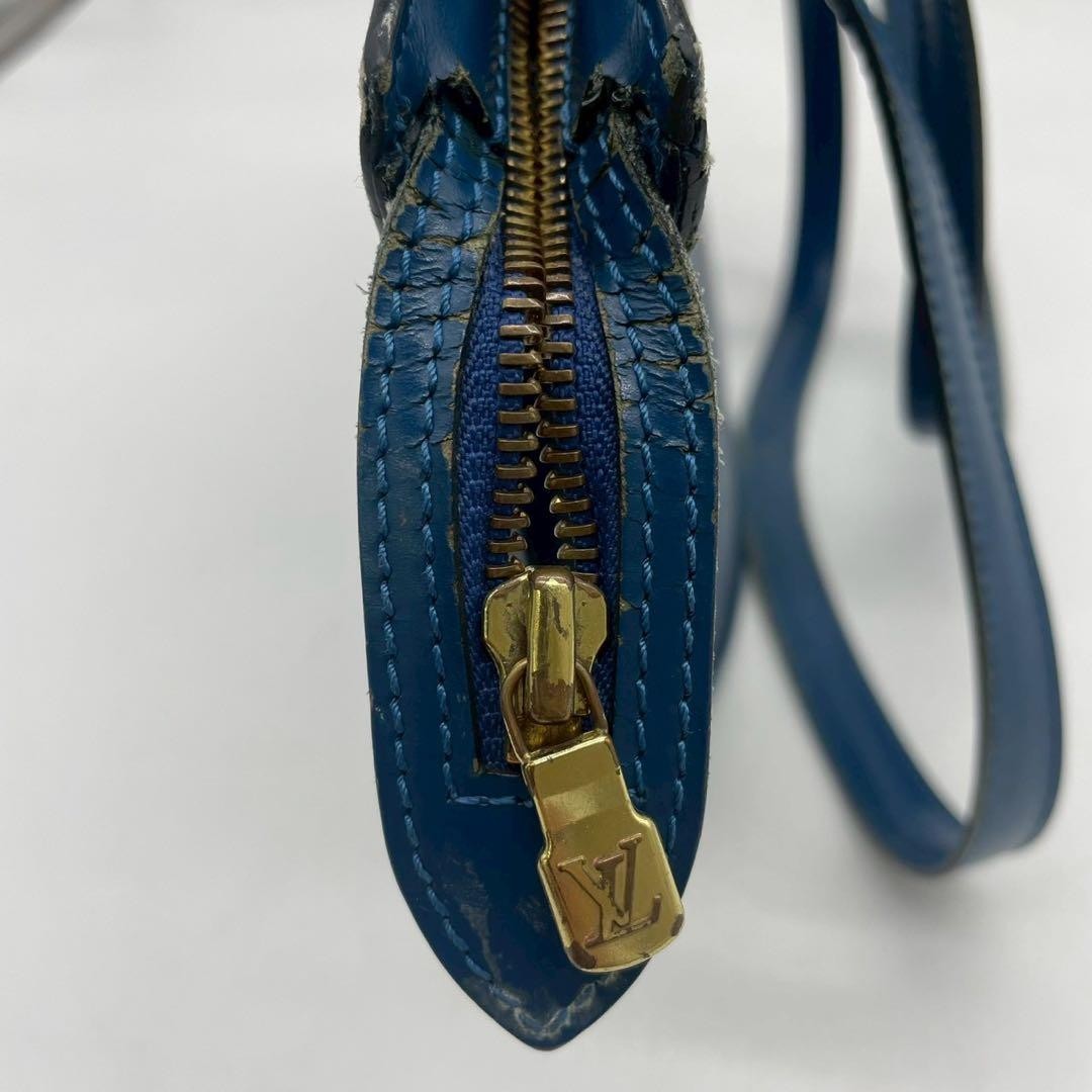 Louis Vuitton Saint Jacques Blue Epi Leather Tote Bag – Great Condition – Auth