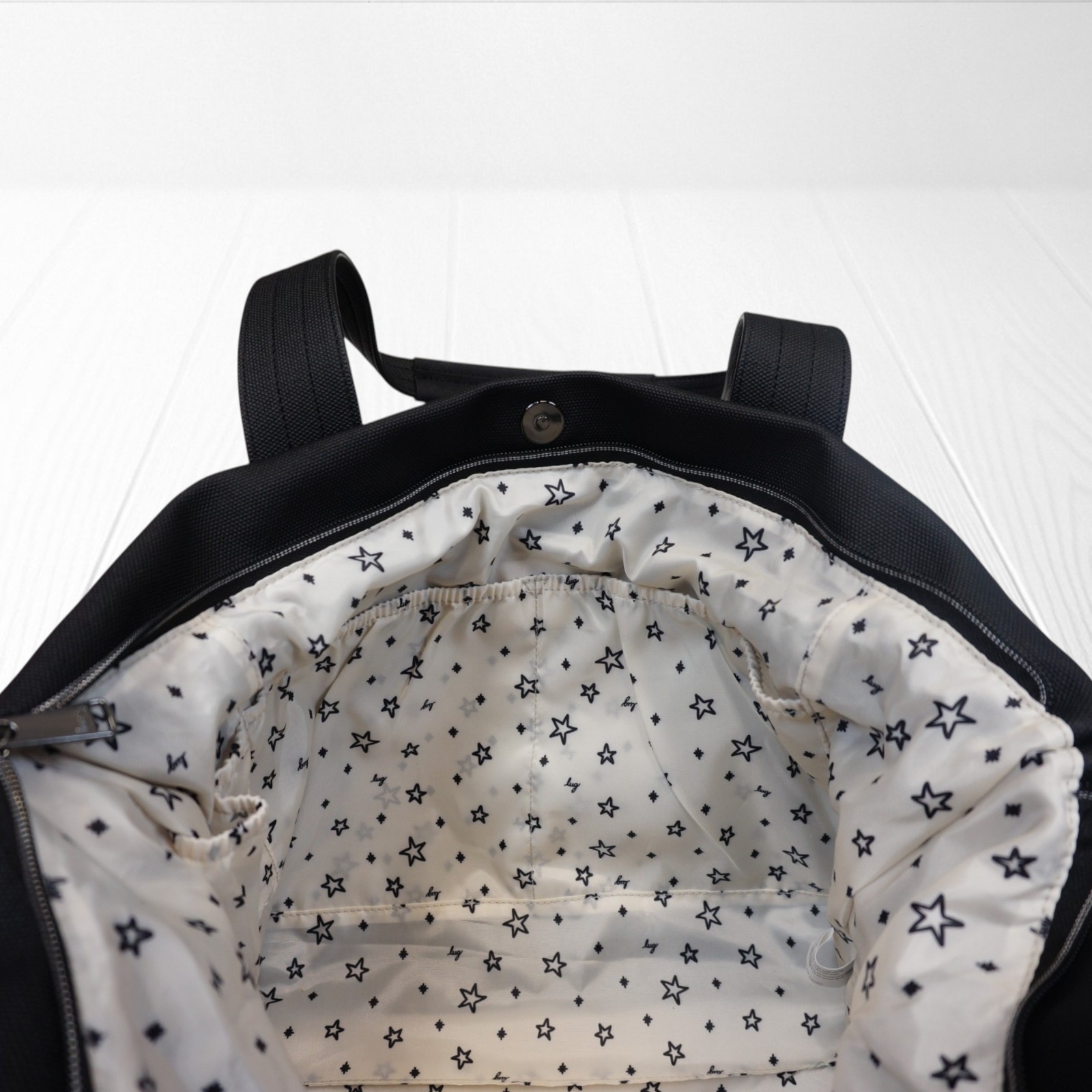 NEW ❤️ Lug Piper Black Matte Luxe VL Hobo Tote Bag
