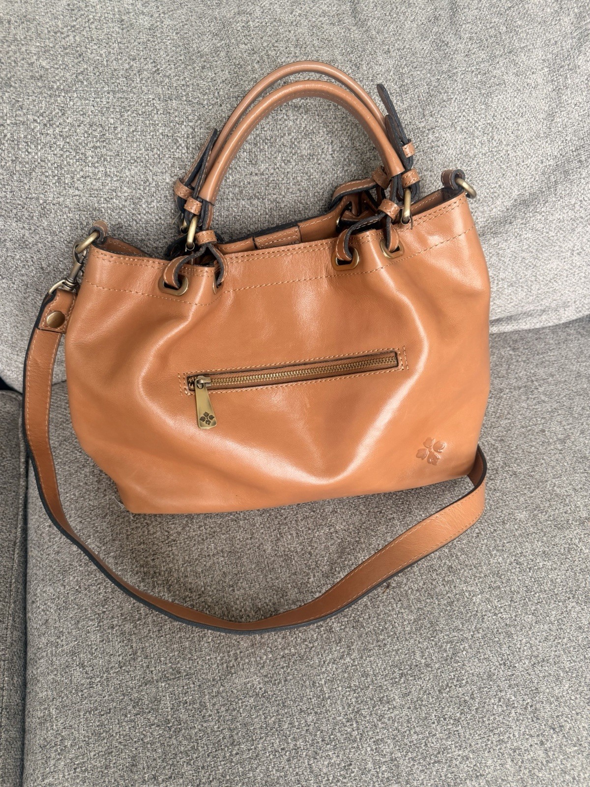 Patricia Nash Discovery Woven Leather Satchel