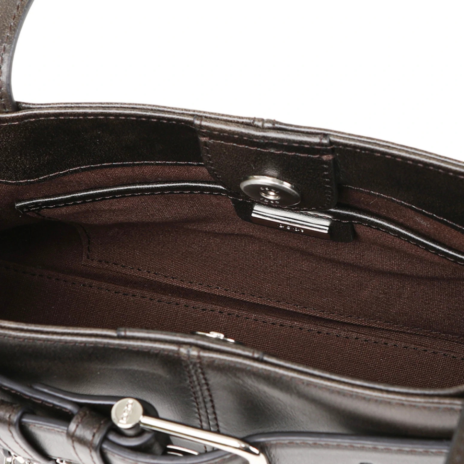 OSOI SHOULDER BROCLE MINI [STAIN BROWN] / OSOI Shoulder Bag / FAST & SAFE
