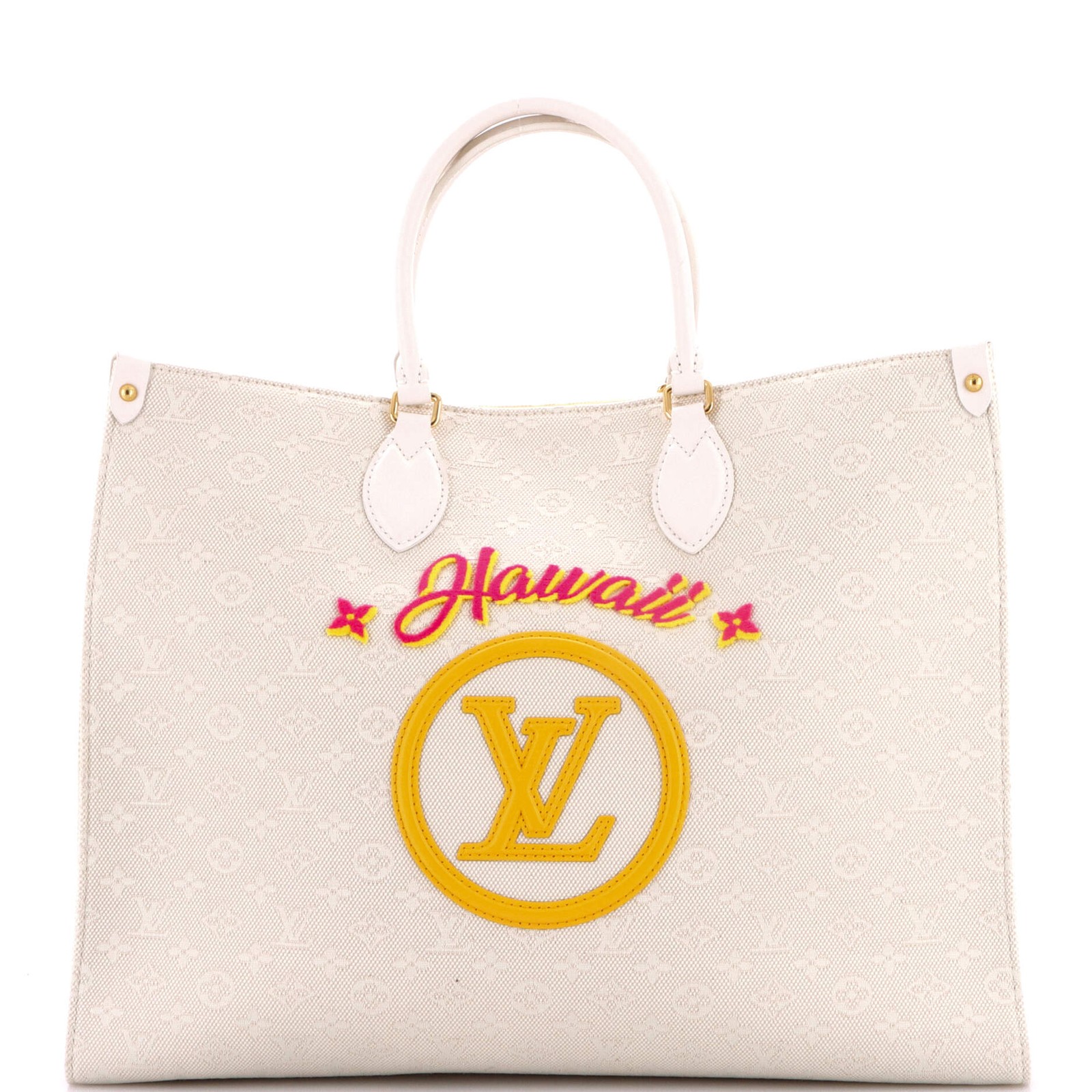 Louis Vuitton OnTheGo Tote Limited Edition Cities Monogram Jacquard