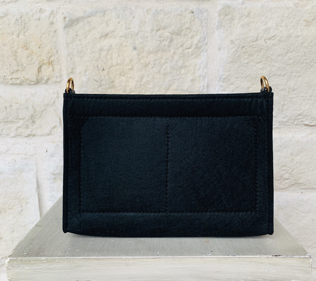 LV TOILETRY 26 BLACK CONVERSION KIT INSERT ORGANIZER LINER & 2 CHAINS(60/120 cm)