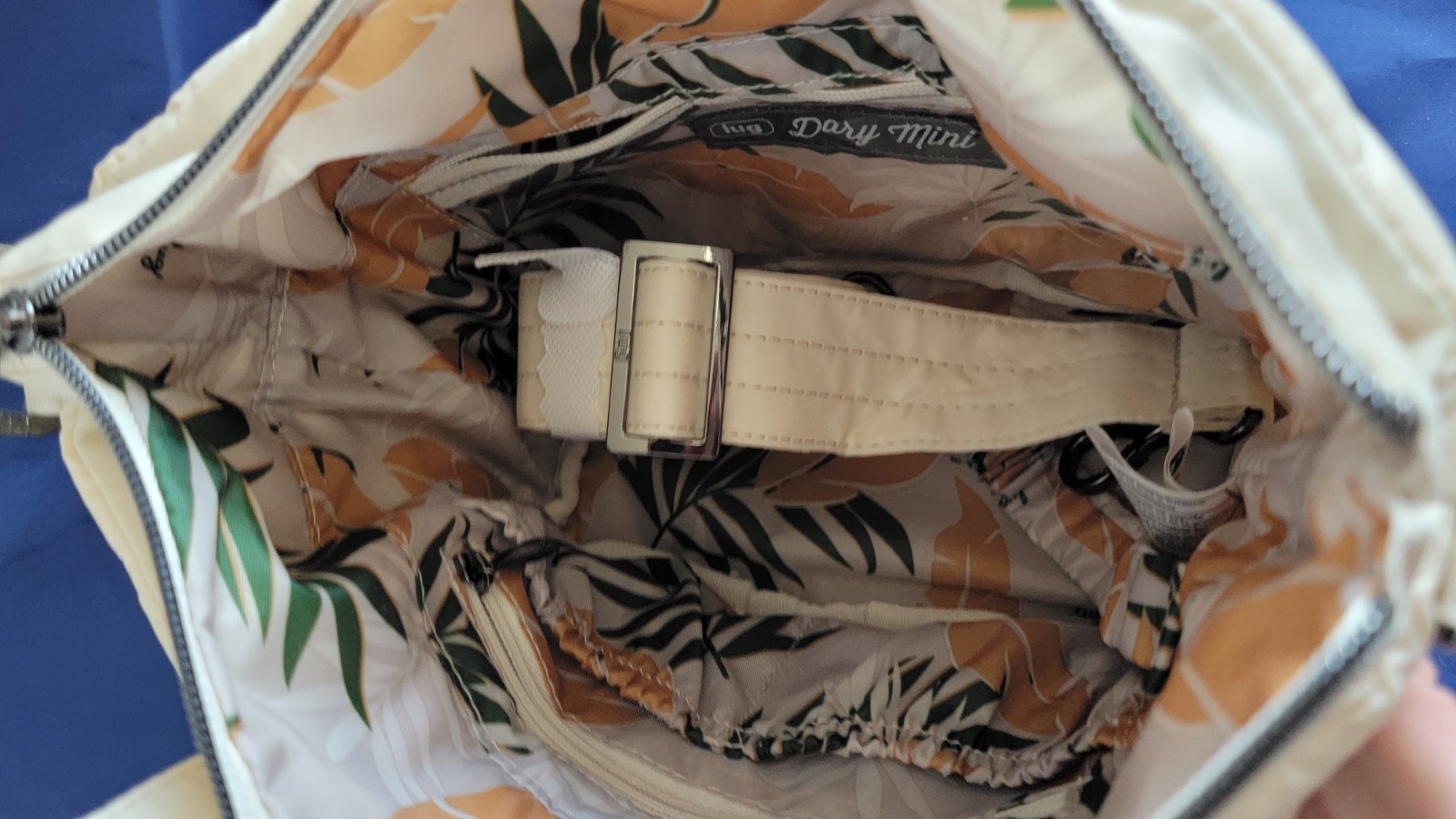 Lug NEW Dary Mini Crossbody Handbag Purse Ivory / Cream
