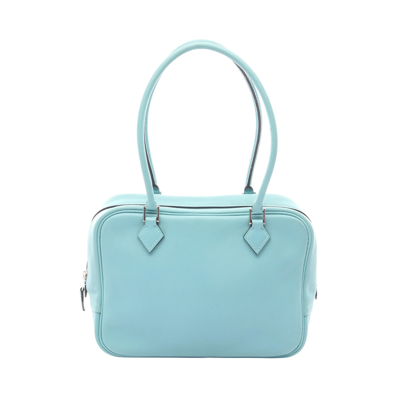 Hermes Plume Handbag Blue #RCB1046