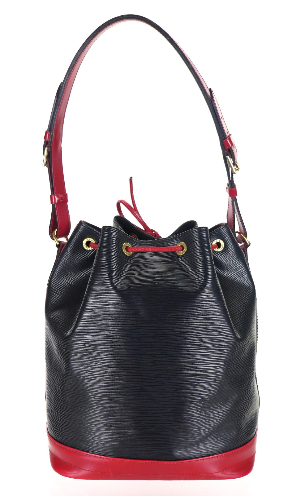 Authentic LOUIS VUITTON Noe GM Black Epi Leather Shoulder Bag France Excellent