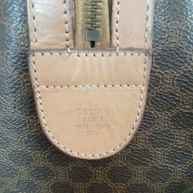 Celine Macadam Triomphe Mini Boston Handbag