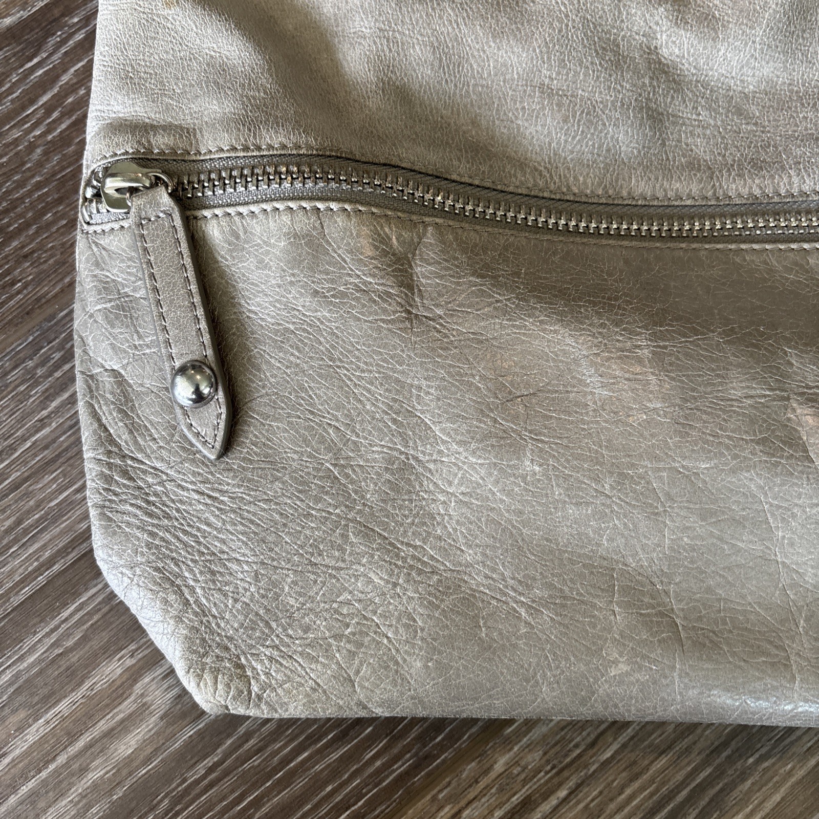 HOBO Original Greenish Taupe HOBO Shoulder Purse Bag BOHO Classic