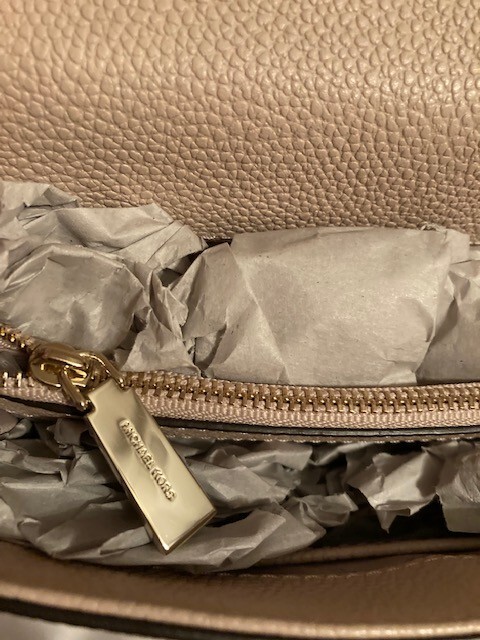 Michael Kors Soft Pink/Rose Whitney Colorblock Leather Purse- NWT