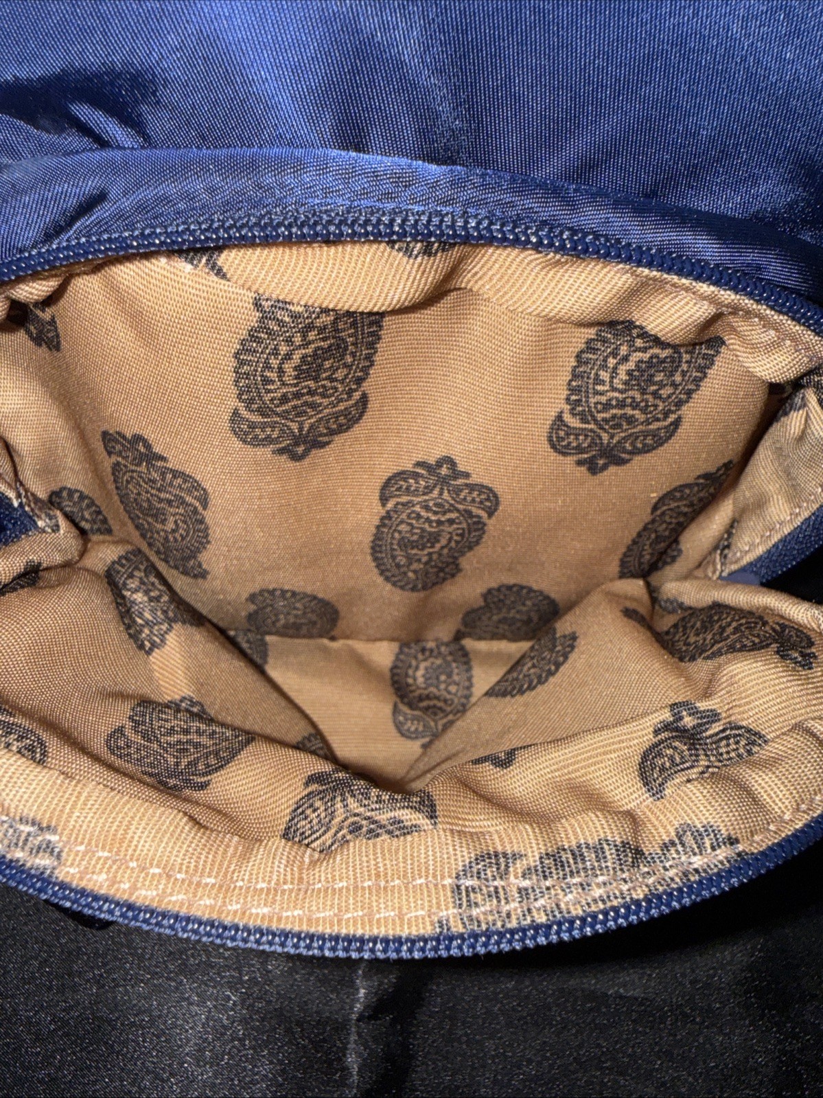 Vera Bradley Mini Nylon Backpack BANBURY Navy 8.75” x 7 x 4.5”