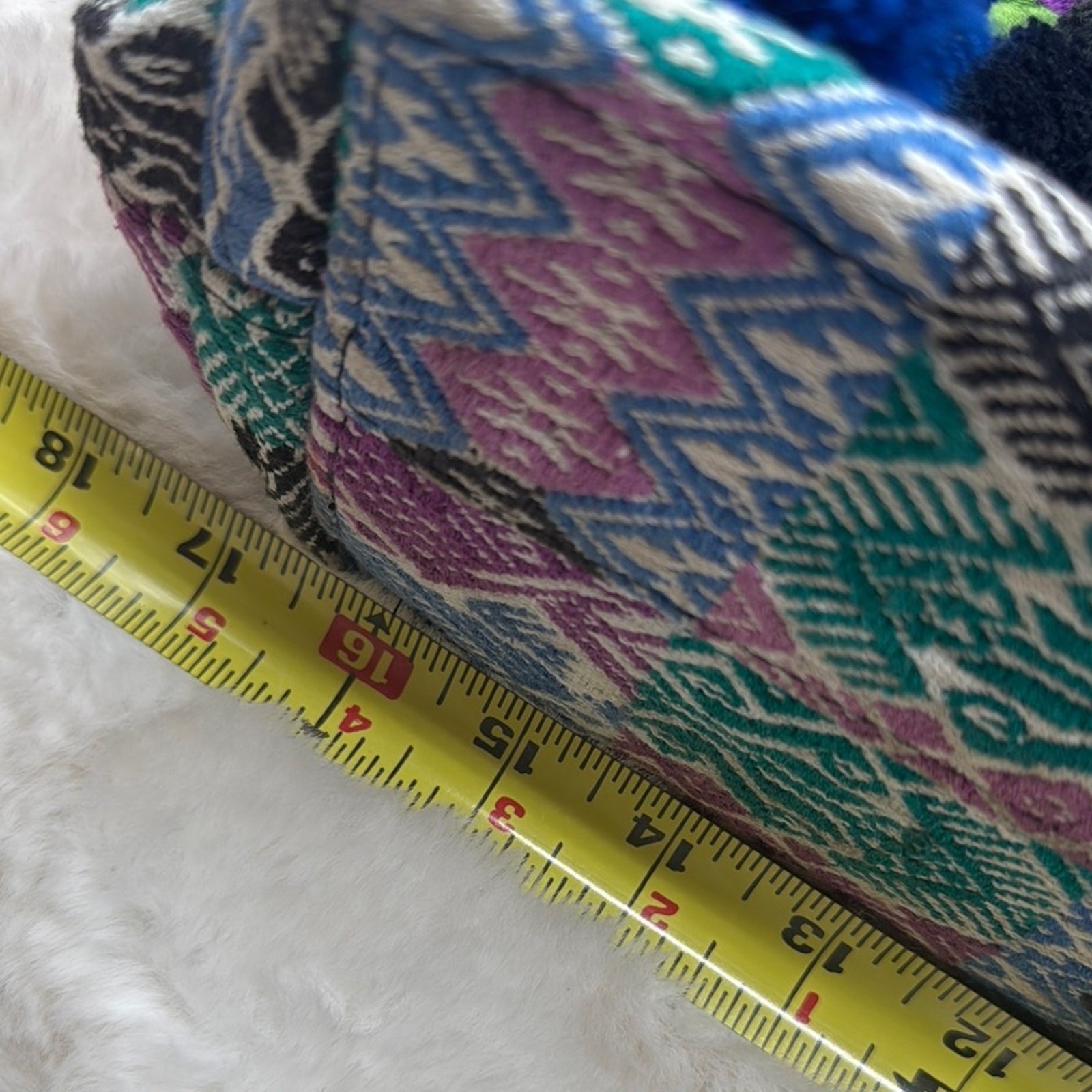 Colorful Floral Embroidered Tote Bag