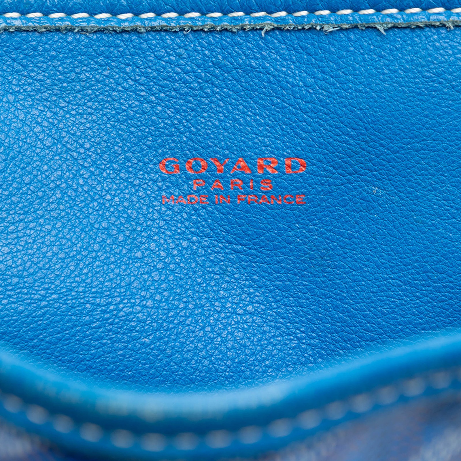 Goyard Mini ine Reversible Anjou Pre-Loved Tote Bag Blue
