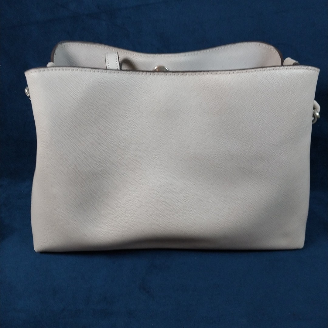 Michael Kors Sofia Portia Crossbody Handbag Grey w/Short + Long Handle