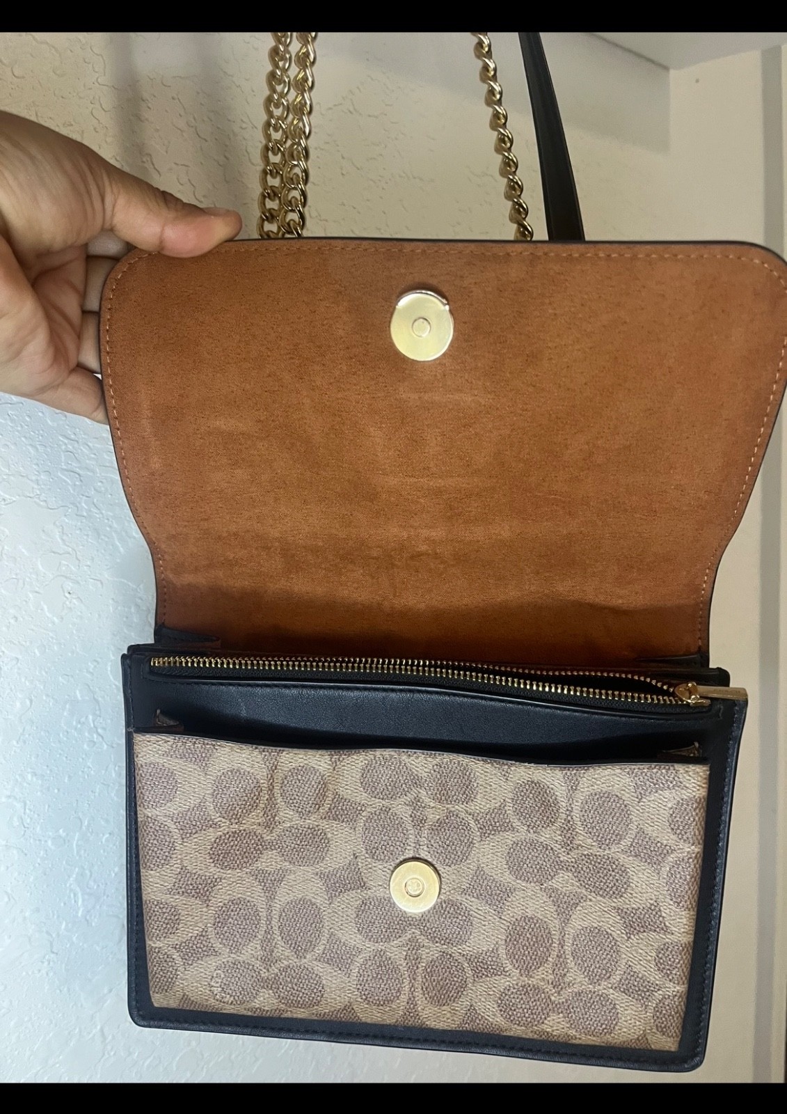 Coach Klare 91019 Crossbody Leather Bag Small – Black