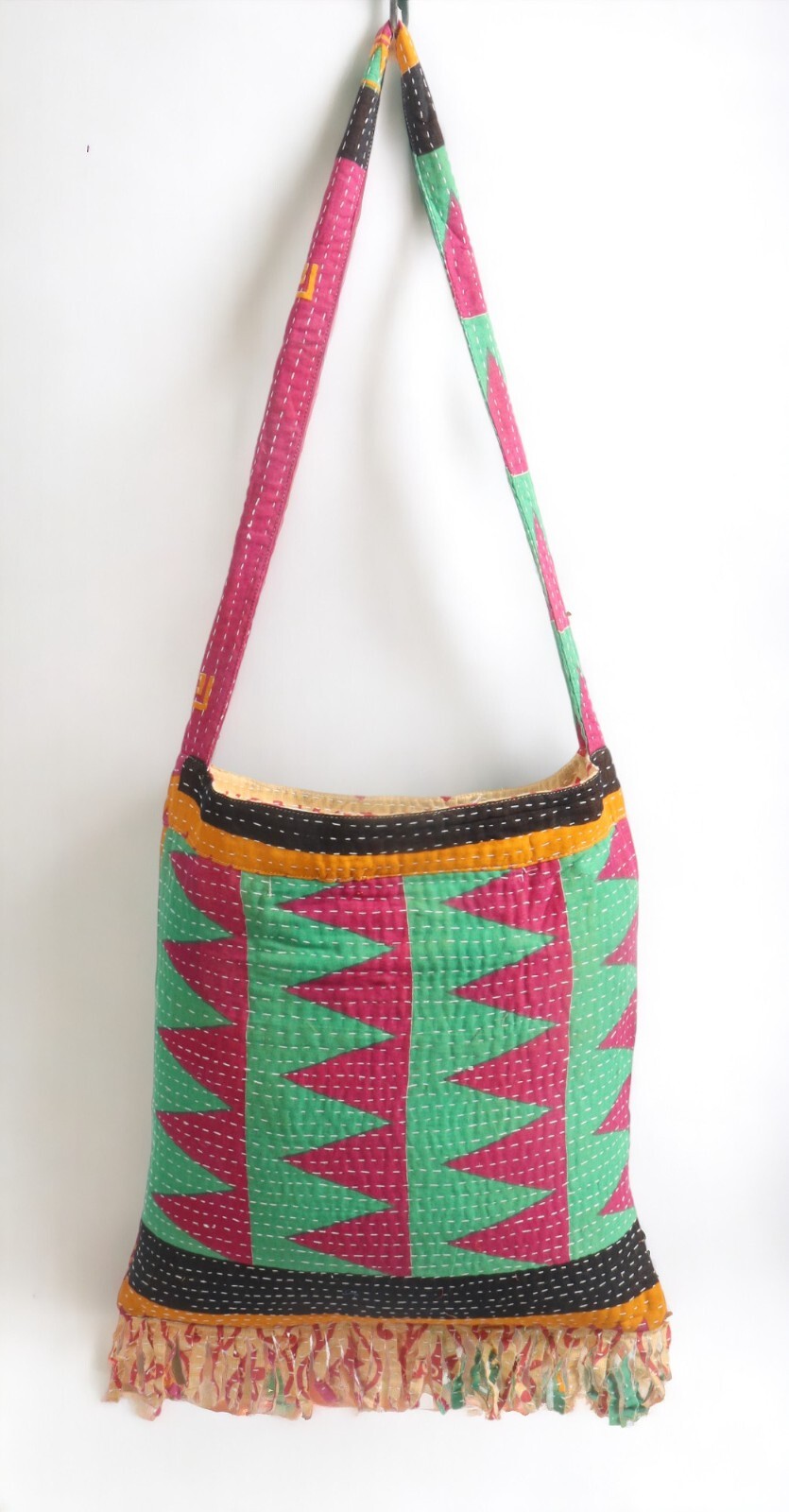 10Pc Kantha Bag Handmade Cotton Shoulder Bag Floral Crossbody Bag Assorted Bag