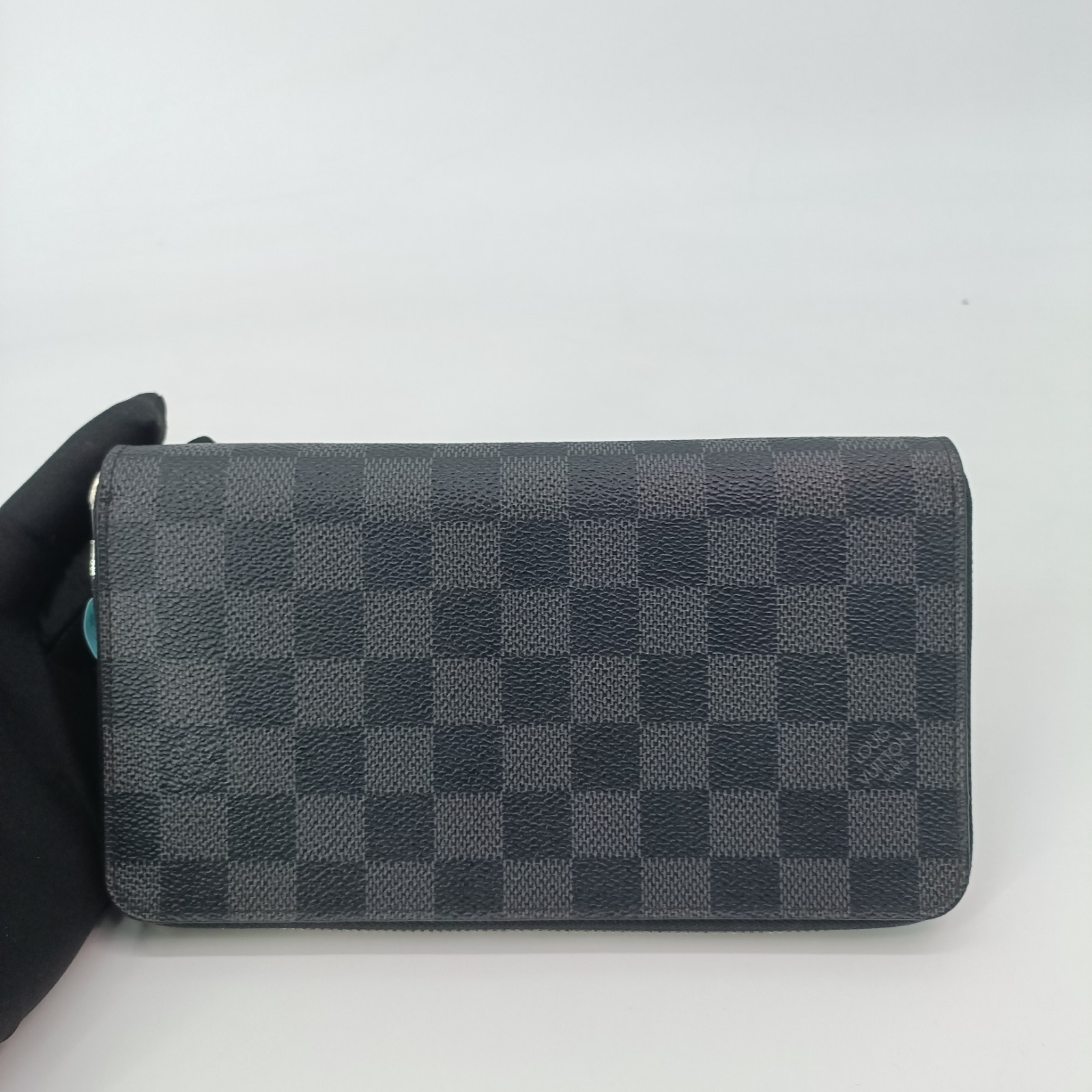 Louis Vuitton LV Zippy Damier Graphite Regular Canvas Long Wallet