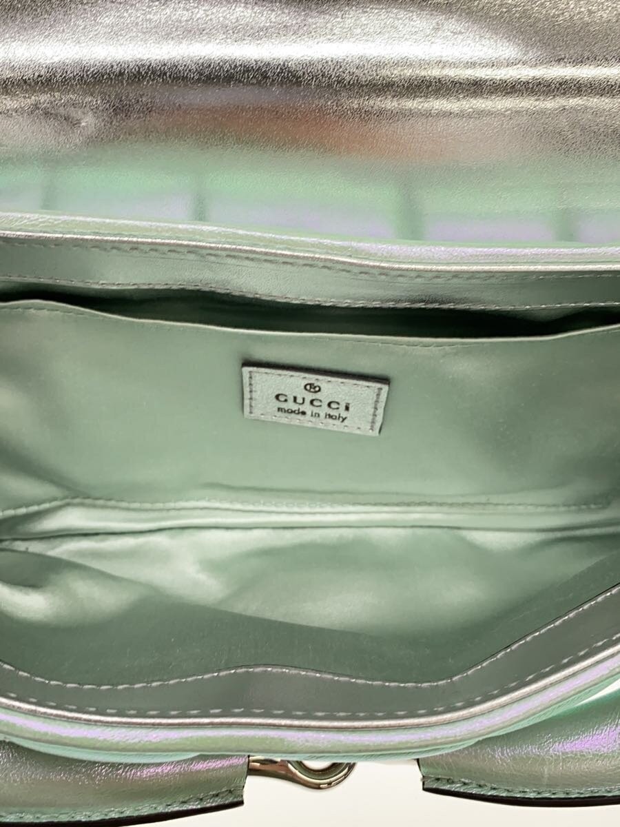 GUCCI Bag: Small Shoulder Bag Horsebit Chain Green W28-39H15.5D7cm w/dust bag;