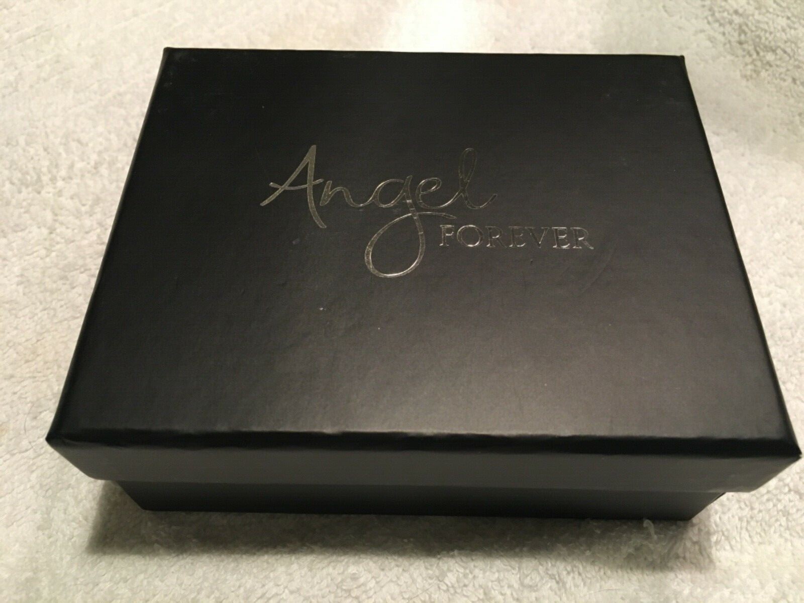 Lovely Angel Forever Victoria Secret Black & Silver Sequined Evening Bag/Purse